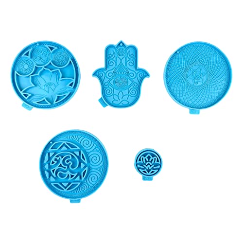 5pcs Silikon Epoxidharz Yoga Anhängerformen Unterschiedliche Muster Tablett Untersetzerformen Die Zur Herstellung Künstlicher Achatstücke Verwendet Werden 5pcs Silikon Epoxidharz Yoga Anhängerformen Unterschiedliche Muster Tablett Untersetzerformen Die Zur Herstellung Künstlicher Achatstücke Verwendet Werden von Wsdsgz