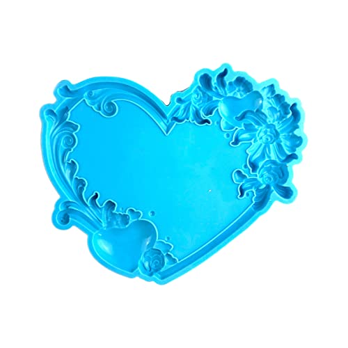 Fotorahmen Harzform Herzblume Silikon Epoxidformen Zum Gießen Von Fotorahmenform Für Home/Tischdekoration Fotorahmen Harzform Herzblume Silikon Epoxidformen Zum Gießen Von Fotorahmenform Für Home/Tischdekoration von Wsdsgz
