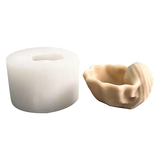 Geometrische Runde Conch Silikonform Speicherform Zur Herstellung Saftiger Pflanzentopfblüten Kerzenkerzenhalter von Wsdsgz