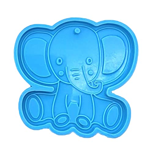 Glänzend Glänzend Bären Elefant Schwein Ornamente Silikon Epoxidharz Schimmel Schlüsselbund Anhänger Schmuck Für Valentinstag Geschenkhandwerk von Wsdsgz