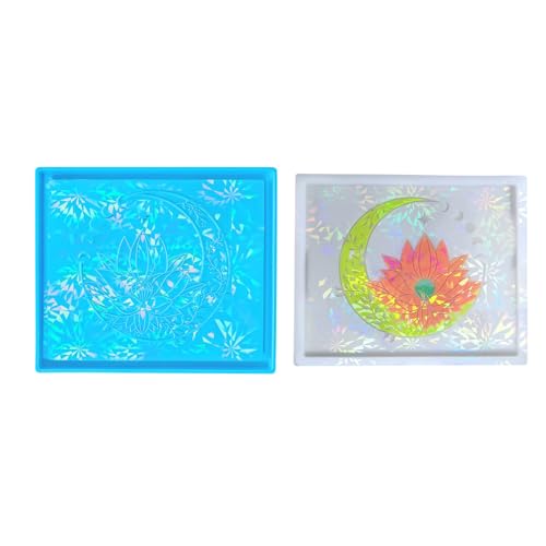 Harz Tablett Formen Blumenmond Silikonform Schmuck Schmuck Tablett Epoxidharz Gussformen Für Decor Harz Tablett Formen Blumenmond Silikonform Schmuck Schmuck Tablett Epoxidharz Gussformen Für Decor von Wsdsgz