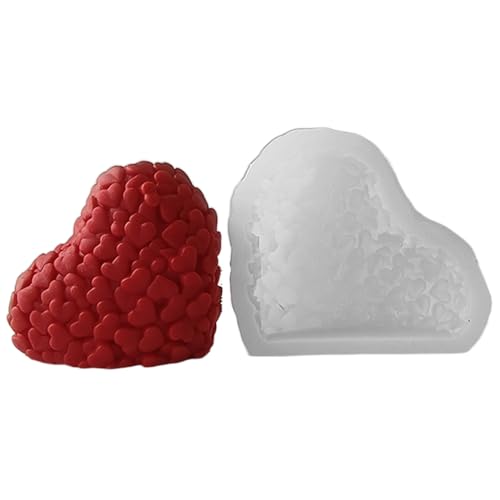 Herzform Kerzenform Silikonform Für Kerzenherstellung Fondant Aromatherapie Duft 3D Formen Valentinstag Geschenke Herzform Kerzenform Silikonform Für Kerzenherstellung Fondant Aromatherapie Duft 3D Formen Valentinstag Geschenke von Wsdsgz