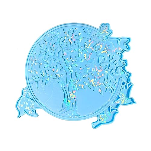 Holographischer Baum Des Ornament Silikonform Wandaufkleber Schimmelpilzharzgussanhänger Form Für Handwerk Geeignet Holographischer Baum Des Ornament Silikonform Wandaufkleber Schimmelpilzharzgussanhänger Form Für Handwerk Geeignet von Wsdsgz