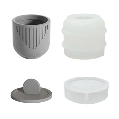 Kerzenbecherform Keramikformen Blütentöpfe Aufbewahrungsboxen Mit Deckel Silikonform Gläser Flaschen Gips Betonformen Kerzenbecherform Keramikformen Blütentöpfe Aufbewahrungsboxen Mit Deckel Silikonform Gläser Flaschen Gips Betonformen von Wsdsgz