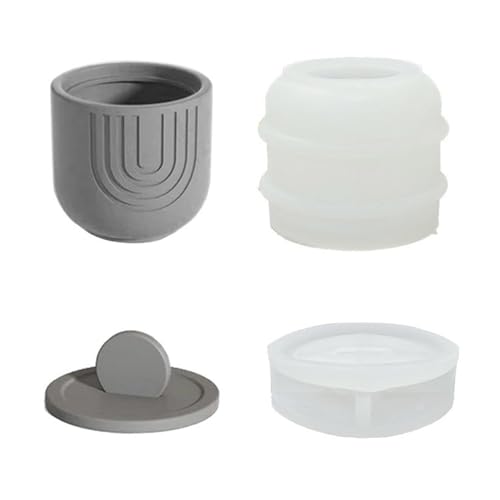 Kerzenbecherform Keramikformen Blütentöpfe Aufbewahrungsboxen Mit Deckel Silikonform Gläser Flaschen Gips Betonformen Kerzenbecherform Keramikformen Blütentöpfe Aufbewahrungsboxen Mit Deckel Silikonform Gläser Flaschen Gips Betonformen von Wsdsgz
