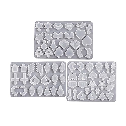 Mondstern Silikonharzohrringform Mit Loch Silikonschmuck Gussform Formen Blütenblüten Schmetterlingsnutz Mondstern Silikonharzohrringform Mit Loch Silikonschmuck Gussform Formen Blütenblüten Schmetterlingsnutz von Wsdsgz