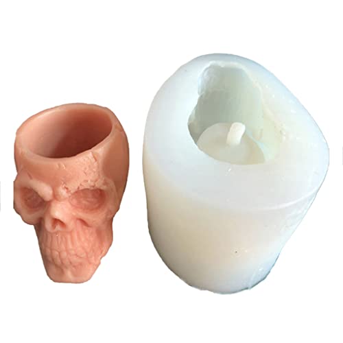 Rose Blumenschädel 3D Kerzenseife Schimmelpilze Kerzenepoxidform Handgefertigte Kerzen Wachs Seifenformen Zur Dekoration Rose Blumenschädel 3D Kerzenseife Schimmelpilze Kerzenepoxidform Handgefertigte Kerzen Wachs Seifenformen Zur Dekoration von Wsdsgz