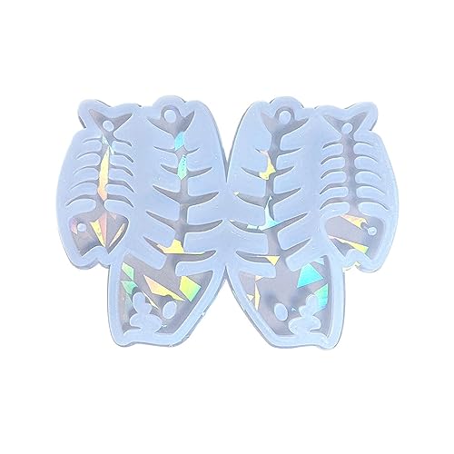 Schmuck Gussform Fischknochen Silikonform Harzform Für Halloween Ornament Anhänger Schmuck Gussform Fischknochen Silikonform Harzform Für Halloween Ornament Anhänger von Wsdsgz