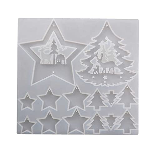 Weihnachten Hängende Fünffache Sterndekoration Schimmelpilze Ornamente Mit Fäden Für Weihnachtsfeierbäume Verzierungen Weihnachten Hängende Fünffache Sterndekoration Schimmelpilze Ornamente Mit Fäden Für Weihnachtsfeierbäume Verzierungen von Wsdsgz