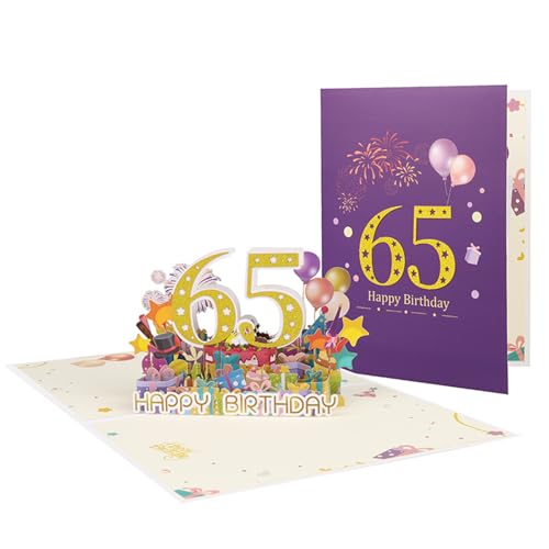Wsdsgz Einzigartige Pyrotechnik Feierkarte Stilvolle Pyrotechnik 3D Popup Paper Geburtstag Grußkarte Für Freund Und Familie von Wsdsgz