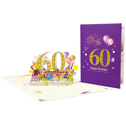 Wsdsgz Einzigartige Pyrotechnik Feierkarte Stilvolle Pyrotechnik 3D Popup Paper Geburtstag Grußkarte Für Freund Und Familie von Wsdsgz
