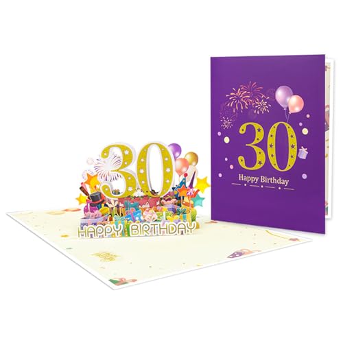 Wsdsgz Einzigartige Pyrotechnik Feierkarte Stilvolle Pyrotechnik 3D Popup Paper Geburtstag Grußkarte Für Freund Und Familie von Wsdsgz