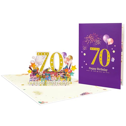 Wsdsgz Einzigartige Pyrotechnik Feierkarte Stilvolle Pyrotechnik 3D Popup Paper Geburtstag Grußkarte Für Freund Und Familie von Wsdsgz