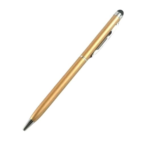 Wtukmo 100 Stück 13 Farben Metall 2-in-1 Stylus Universal Kugelschreiber Custom Logo Text Gravur Büro Schule Werbung Stift Großhandel (06) von Wtukmo