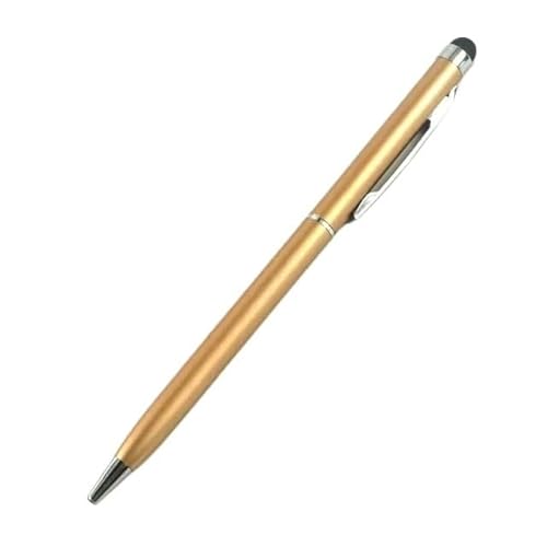 Wtukmo 20–200 Stifte pro Packung Mini Metall 2-in-1 Stylus Universal Kugelschreiber Custom Logo Text Gravur Büro Schule Werbung Stift (07.200 Stück) von Wtukmo