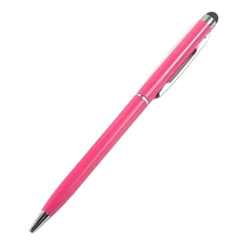 Wtukmo 20–200 Stifte pro Packung Mini Metall 2-in-1 Stylus Universal Kugelschreiber Custom Logo Text Gravur Büro Schule Werbung Stift (09, 50 Stück) von Wtukmo