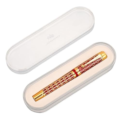 Wtukmo Füllfederhalter, luxuriös, elegant, Kunstharz, hohl, Serie, elegant, EF/F/M, Schreibwaren, Schule, Bürobedarf, Stift (E,M) von Wtukmo