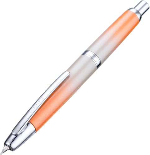 Wtukmo Füllfederhalter mit Farbverlauf, einziehbar, EF/F-Feder mit Tintenkonverter, Schreibgeschenkstift (07, EF) von Wtukmo