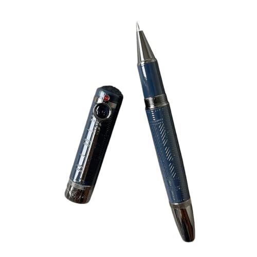 Wtukmo Füllfederhalter mit Lupe, rundes Design, hochwertige Qualität, kleine Menge (B2, Stift mit Beutel) von Wtukmo