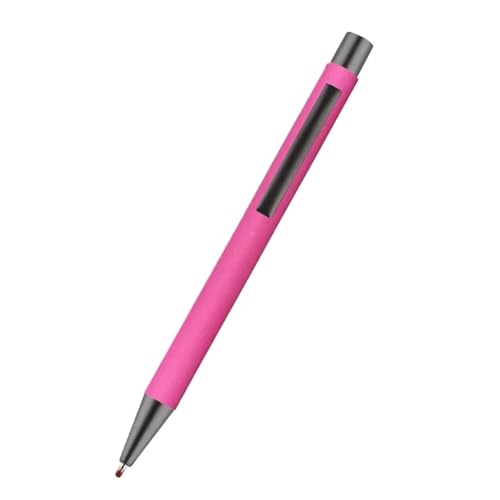 Wtukmo Metall-Kugelschreiber, Werbungsstift, Gummi-Textur, individuelles Logo, Textgravur, Lasergravur, personalisierbar, Name, Logo, Stifte, 50 Stück (Rosa) von Wtukmo