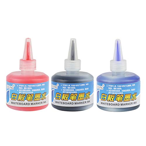 1 Flasche 50 ml Nachfülltinte zum Nachfüllen, Whiteboard-Marker, Schwarz, Rot, Blau 1 Flasche 50 ml Nachfülltinte zum Nachfüllen, Whiteboard-Marker, Schwarz, Rot, Blau von WuLi77