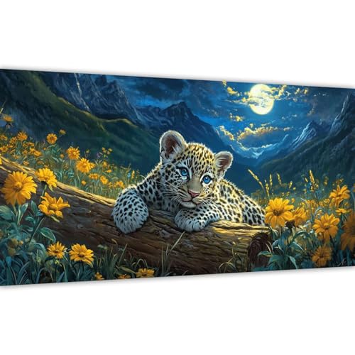 Malen nach Zahlen Erwachsene Anlage, 2025 Malen nach Zahlen Leopard Paint by Numbers DIY Leinwand Set mit Pinsel und Acrylfarbe, Home Deko Kunst Frauen Kreativ Geschenk für Anfänger 40x80cm Y#A99 Malen nach Zahlen Erwachsene Anlage, 2025 Malen nach Zahlen Leopard Paint by Numbers DIY Leinwand Set mit Pinsel und Acrylfarbe, Home Deko Kunst Frauen Kreativ Geschenk für Anfänger 40x80cm Y#A99 von Wucuuxen