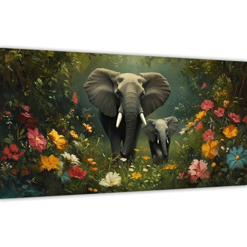 Malen nach Zahlen Erwachsene Elefant, 2025 Malen nach Zahlen Anlage Paint by Numbers DIY Leinwand Set mit Pinsel und Acrylfarbe, Home Deko Kunst Frauen Kreativ Geschenk für Anfänger 30x60cm Y#A13 Malen nach Zahlen Erwachsene Elefant, 2025 Malen nach Zahlen Anlage Paint by Numbers DIY Leinwand Set mit Pinsel und Acrylfarbe, Home Deko Kunst Frauen Kreativ Geschenk für Anfänger 30x60cm Y#A13 von Wucuuxen