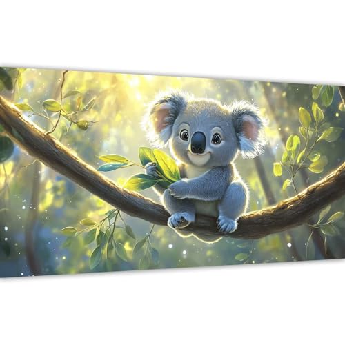 Malen nach Zahlen Erwachsene Karikatur, 2025 Malen nach Zahlen Koala Paint by Numbers DIY Leinwand Set mit Pinsel und Acrylfarbe, Home Deko Kunst Frauen Kreativ Geschenk für Anfänger 30x60cm Y#A87 Malen nach Zahlen Erwachsene Karikatur, 2025 Malen nach Zahlen Koala Paint by Numbers DIY Leinwand Set mit Pinsel und Acrylfarbe, Home Deko Kunst Frauen Kreativ Geschenk für Anfänger 30x60cm Y#A87 von Wucuuxen
