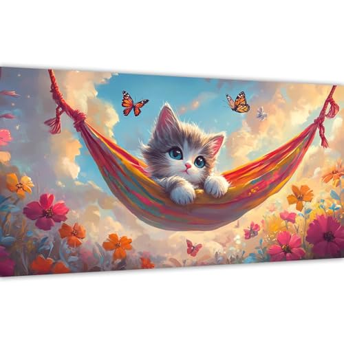 Malen nach Zahlen Erwachsene Niedlich, 2025 Malen nach Zahlen Katze Paint by Numbers DIY Leinwand Set mit Pinsel und Acrylfarbe, Home Deko Kunst Frauen Kreativ Geschenk für Anfänger 60x120cm Y#A95 Malen nach Zahlen Erwachsene Niedlich, 2025 Malen nach Zahlen Katze Paint by Numbers DIY Leinwand Set mit Pinsel und Acrylfarbe, Home Deko Kunst Frauen Kreativ Geschenk für Anfänger 60x120cm Y#A95 von Wucuuxen