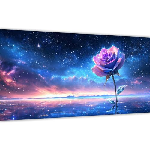 Malen nach Zahlen Traum, Malen nach Zahlen Erwachsene Rose 90x180cm Paint by Numbers Handgemalt Ölgemälde Leinwand Set, mit 3 Pinsel und Acrylfarbe, Wanddeko Frauen Kreativ Geschenk (Ohne Rahmen) Y#A8 von Wucuuxen