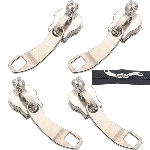 2 Paare 8 Reißverschluss Pull Metal Reißverschluss Slider Reißverschluss Kopf Diy -kleidung Bag Kofferzubehör Für Reißverschluss Reparaturkits 2 Paare 8 Reißverschluss Pull Metal Reißverschluss Slider Reißverschluss Kopf Diy -kleidung Bag Kofferzubehör Für Reißverschluss Reparaturkits von Wudaizhi