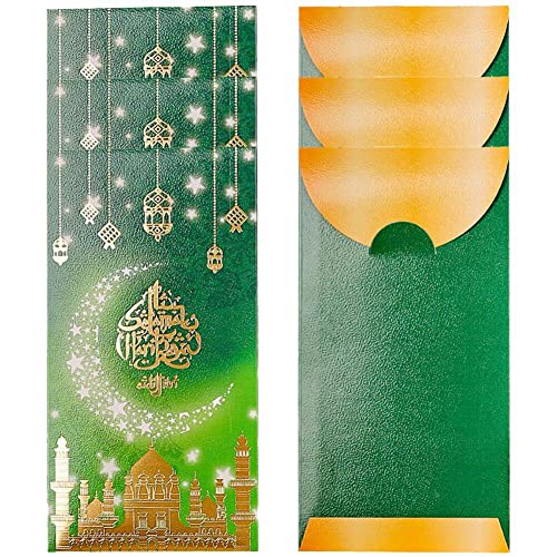 6-pack-eid-geldumschläge, Ramadan-geschenkkarteninhaber, Eid Mubarak Papiertüten Für Urlaubsfeierlichkeiten Und Dekorationen von Wudaizhi