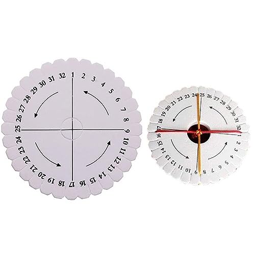 Flechtscheibe, 2 Stück runde Kumihimo-Perlenflechtscheiben, geflochtenes Plättchen aus Schaumstoff, Webrahmen für DIY-Armband, Flechten von Wudaizhi