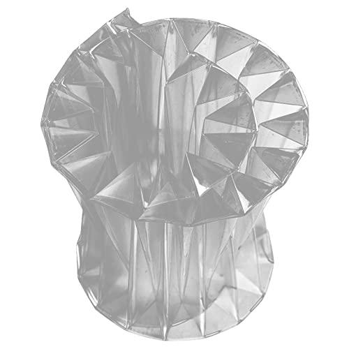 Transparente Plastik -origami Semicircle Mousse Kuchen Grenze Diy Backdruckform Form Kuchen Schablone Schokolade Fondant Dekoration von Wudaizhi