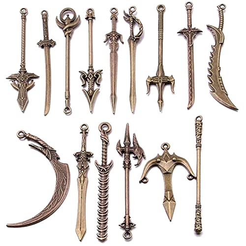 Wudaizhi 10 Pcs Antique Weapons Charme DIY -schmuck Herstellung Charme Anhänger Für Punk -halskettenarmbandzugriffszugriffe Wudaizhi 10 Pcs Antique Weapons Charme DIY -schmuck Herstellung Charme Anhänger Für Punk -halskettenarmbandzugriffszugriffe von Wudaizhi