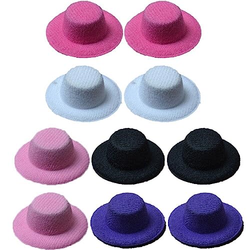 Wudaizhi 10 Pcs Mini -Formale Hüte Farbenfrohe Miniaturhüte Für DIY Crafts Hair Accessoires Dekoration Wudaizhi 10 Pcs Mini -Formale Hüte Farbenfrohe Miniaturhüte Für DIY Crafts Hair Accessoires Dekoration von Wudaizhi
