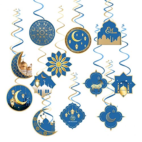 Wudaizhi Eid Dekorationen Eid Mubarak Hängender Strudel Glänzende Goldstern Mond Laterne Deckenfoliendekor Für Partyurlaub Dekorationen Wudaizhi Eid Dekorationen Eid Mubarak Hängender Strudel Glänzende Goldstern Mond Laterne Deckenfoliendekor Für Partyurlaub Dekorationen von Wudaizhi