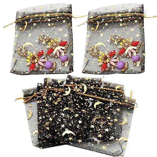 Wudaizhi Organza Geschenktüte 50pcs Kleine Organza -kordelstringbeutel Und Mond Hochzeitsfeier Gunst Schmuck Süßigkeiten Geschenktüten Zum Wickeln Wudaizhi Organza Geschenktüte 50pcs Kleine Organza -kordelstringbeutel Und Mond Hochzeitsfeier Gunst Schmuck Süßigkeiten Geschenktüten Zum Wickeln von Wudaizhi