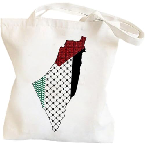 Wudaizhi Palästina Karte Bedruckte Leinwandtasche Harajuku Frauen Einkaufstasche Retro Palästina Nationale Karte Handtasche Tasche Für Damen Wudaizhi Palästina Karte Bedruckte Leinwandtasche Harajuku Frauen Einkaufstasche Retro Palästina Nationale Karte Handtasche Tasche Für Damen von Wudaizhi