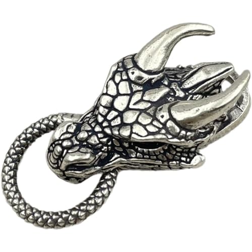 Wudaizhi Vintage Messing Drachenkopf Schlüsselanhänger Paracord Armband Schnallen Charms Anhänger Für Armband Geflochtenes Handwerk DIY Zubehör Wudaizhi Vintage Messing Drachenkopf Schlüsselanhänger Paracord Armband Schnallen Charms Anhänger Für Armband Geflochtenes Handwerk DIY Zubehör von Wudaizhi