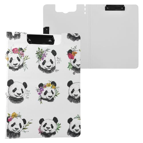 Art Panda weißes Klemmbrett mit Ordner, Doppelclips, Stifthalter, Klemmbrett mit festem Einband, Clipboard, Clipfolio Dokumentenaufbewahrung Art Panda weißes Klemmbrett mit Ordner, Doppelclips, Stifthalter, Klemmbrett mit festem Einband, Clipboard, Clipfolio Dokumentenaufbewahrung von Wudan