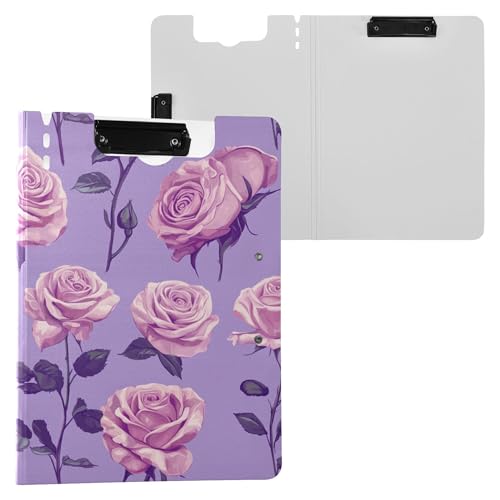 Beauty Rose Lila Klemmbrett Faltbare Doppelclips Stifthalter Klemmbrett mit festem Einband Klemmbrett Binder Bürobedarf Beauty Rose Lila Klemmbrett Faltbare Doppelclips Stifthalter Klemmbrett mit festem Einband Klemmbrett Binder Bürobedarf von Wudan