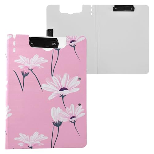 Clipfolio Art-Osteospermum Klemmbrett-Mappe, doppelte Metall-Clips, Stifthalter, Klemmbrett mit Abdeckung, Rosa Clipfolio Art-Osteospermum Klemmbrett-Mappe, doppelte Metall-Clips, Stifthalter, Klemmbrett mit Abdeckung, Rosa von Wudan