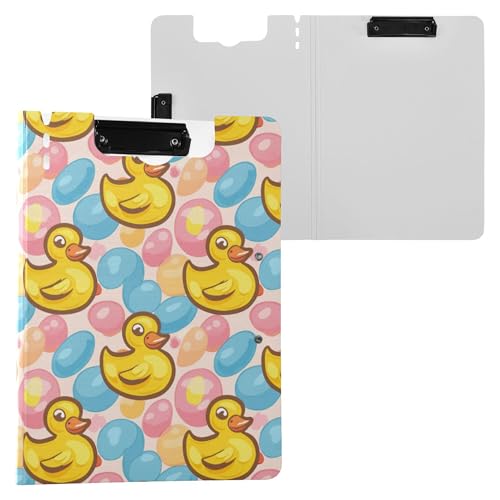 Clipolio Klemmbrett mit festem Einband, horizontale und vertikale Klemmbretter, Gelb / Ente / Blau / Rosa Clipolio Klemmbrett mit festem Einband, horizontale und vertikale Klemmbretter, Gelb / Ente / Blau / Rosa von Wudan