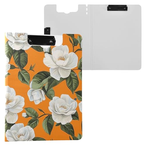 Einzigartige Gardenia Faltbare Klemmbretter Doppel-Clips Stifthalter Klemmbrett mit Abdeckung Klemmbrett Padfolio Schreibwaren Zubehör Einzigartige Gardenia Faltbare Klemmbretter Doppel-Clips Stifthalter Klemmbrett mit Abdeckung Klemmbrett Padfolio Schreibwaren Zubehör von Wudan
