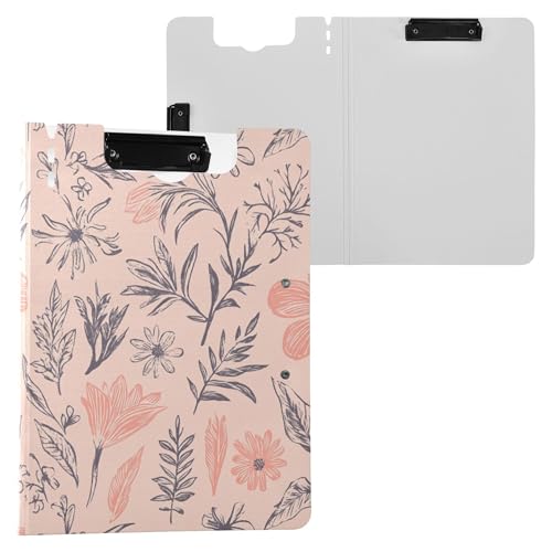 Klemmbrett mit Blumenmuster, Narzissen-Dahlie, Gladiolen, Rouge, Doppel-Clips, Stifthalter, Klemmbrett mit Abdeckung, Klemmbrett, Folio, Krankenhauszubehör Klemmbrett mit Blumenmuster, Narzissen-Dahlie, Gladiolen, Rouge, Doppel-Clips, Stifthalter, Klemmbrett mit Abdeckung, Klemmbrett, Folio, Krankenhauszubehör von Wudan