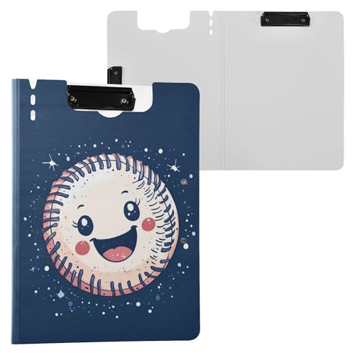 Niedliches Baseball-Klemmbrett mit Aufbewahrung, Doppel-Clips, Stifthalter, Klemmbrett mit festem Einband, Klemmbrett, Padfolio, Zuhause, Reisen, Karten, Aufbewahrungsbehälter Niedliches Baseball-Klemmbrett mit Aufbewahrung, Doppel-Clips, Stifthalter, Klemmbrett mit festem Einband, Klemmbrett, Padfolio, Zuhause, Reisen, Karten, Aufbewahrungsbehälter von Wudan