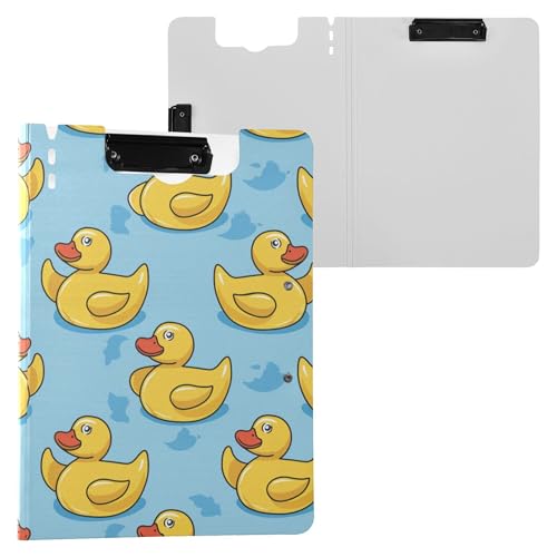 Niedliches Cartoon-Gummi-Enten, blau, faltbares Klemmbrett, Doppel-Clips, Stifthalter, Klemmbrett mit Abdeckung, Klemmbrett, Folio-Ordner, Dokumentenaufbewahrung Niedliches Cartoon-Gummi-Enten, blau, faltbares Klemmbrett, Doppel-Clips, Stifthalter, Klemmbrett mit Abdeckung, Klemmbrett, Folio-Ordner, Dokumentenaufbewahrung von Wudan