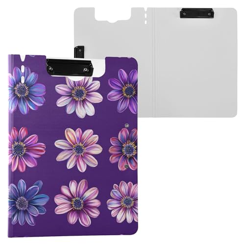 Safari Osteospermum Klemmbrett-Mappe, zwei Metall-Clips, Stifthalter, Klemmbrett mit Abdeckung, Klemmbrett, Folio, Schreibwarenzubehör Safari Osteospermum Klemmbrett-Mappe, zwei Metall-Clips, Stifthalter, Klemmbrett mit Abdeckung, Klemmbrett, Folio, Schreibwarenzubehör von Wudan