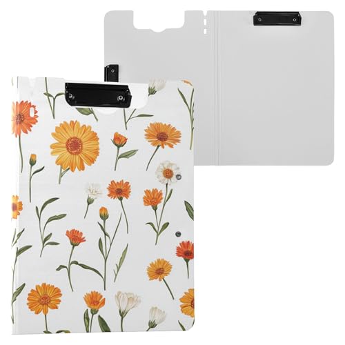 Safari Ringelblume Weiß Faltbares Klemmbrett Doppelmetallclips Stifthalter Klemmbrett mit festem Einband Klemmbrett Ordner Büro Dokument Organizer Safari Ringelblume Weiß Faltbares Klemmbrett Doppelmetallclips Stifthalter Klemmbrett mit festem Einband Klemmbrett Ordner Büro Dokument Organizer von Wudan